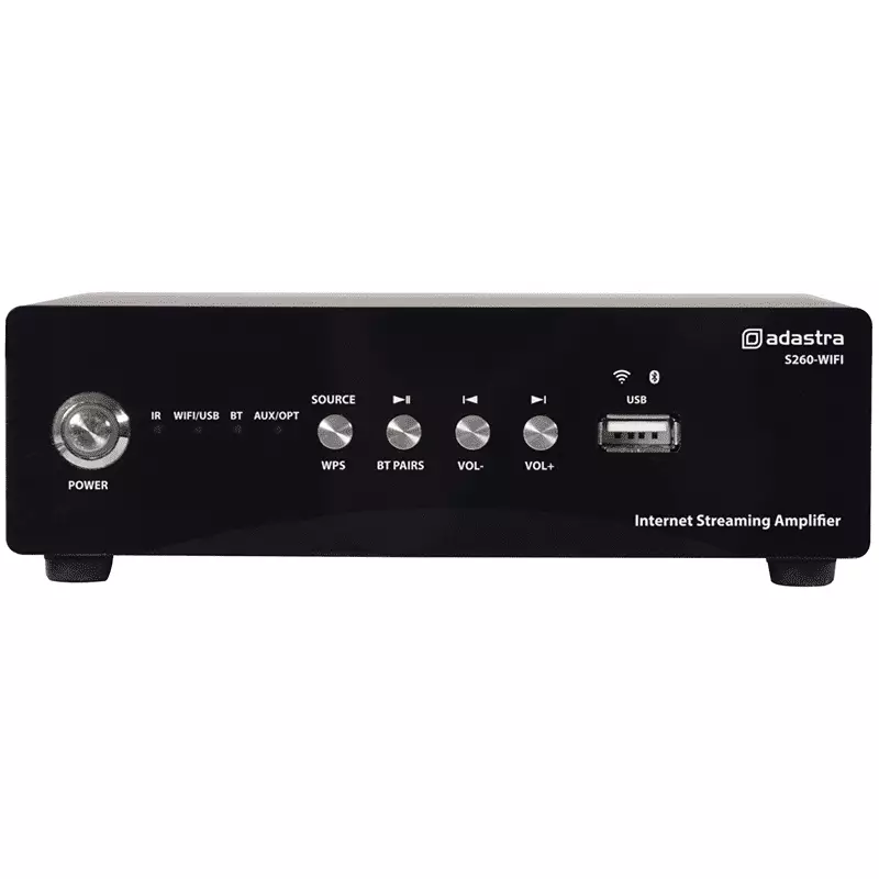 Adastra S260 WIFI Multimedia Streamer Amplifier