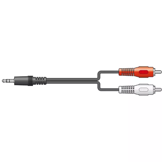 TVA 3.0M 3.5MM Stereo JACK 2 X RCA JACK LEAD