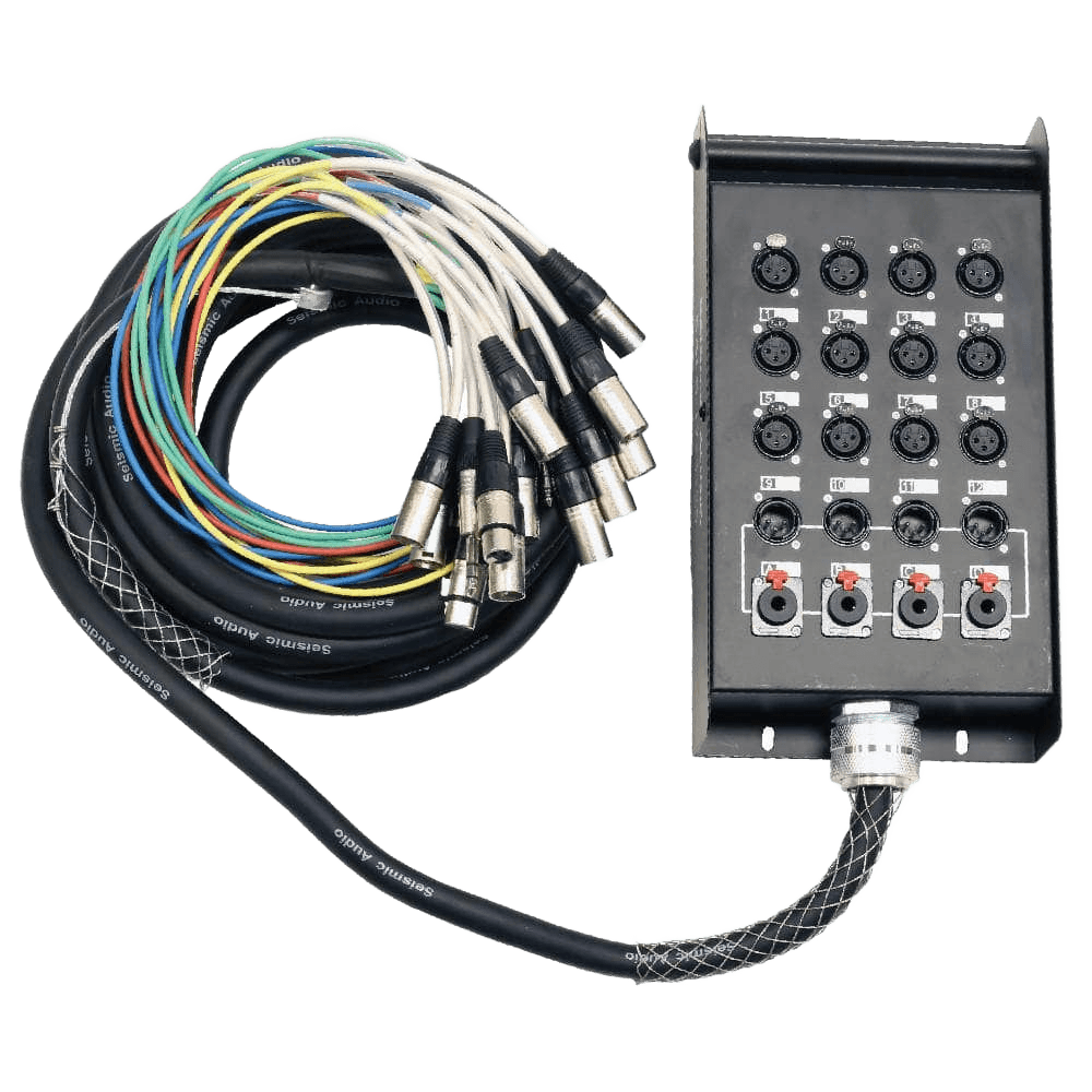 30M Snake Cable 12 Chanels 4 Returns