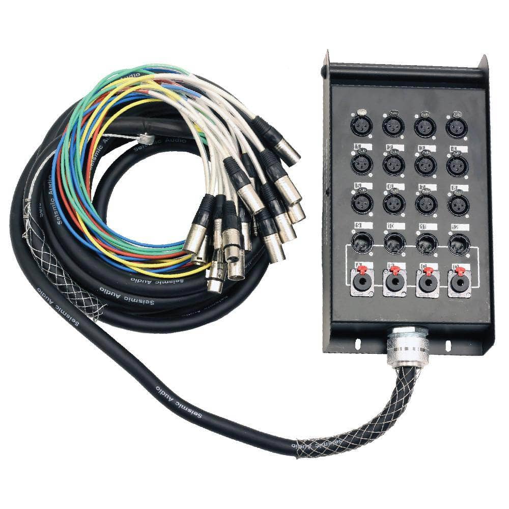 30M Snake Cable 12 Chanels 4 Returns