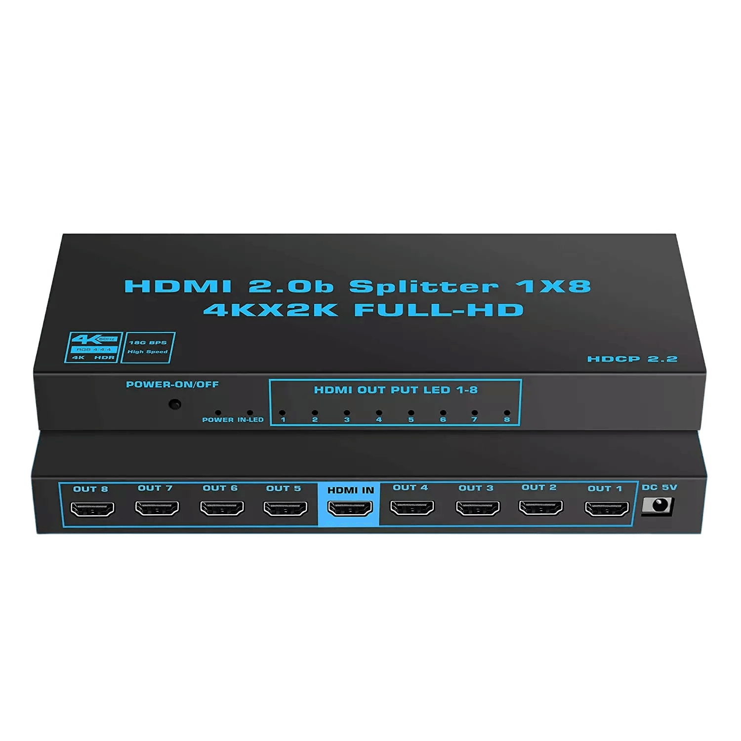 TVA HDMI Splitter 1IN 8 OUT