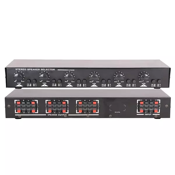 Filo SV-6D Speaker Selector Switch 2IN 6OUT WITH Volume