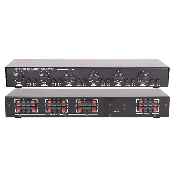 Filo SV-6D Speaker Selector Switch 2IN 6OUT WITH Volume