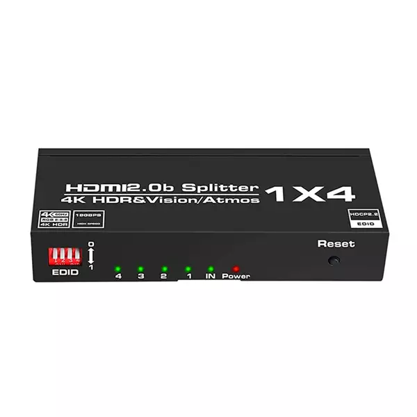 TVA HDMI Splitter 1IN 4 OUT AUTO EDID