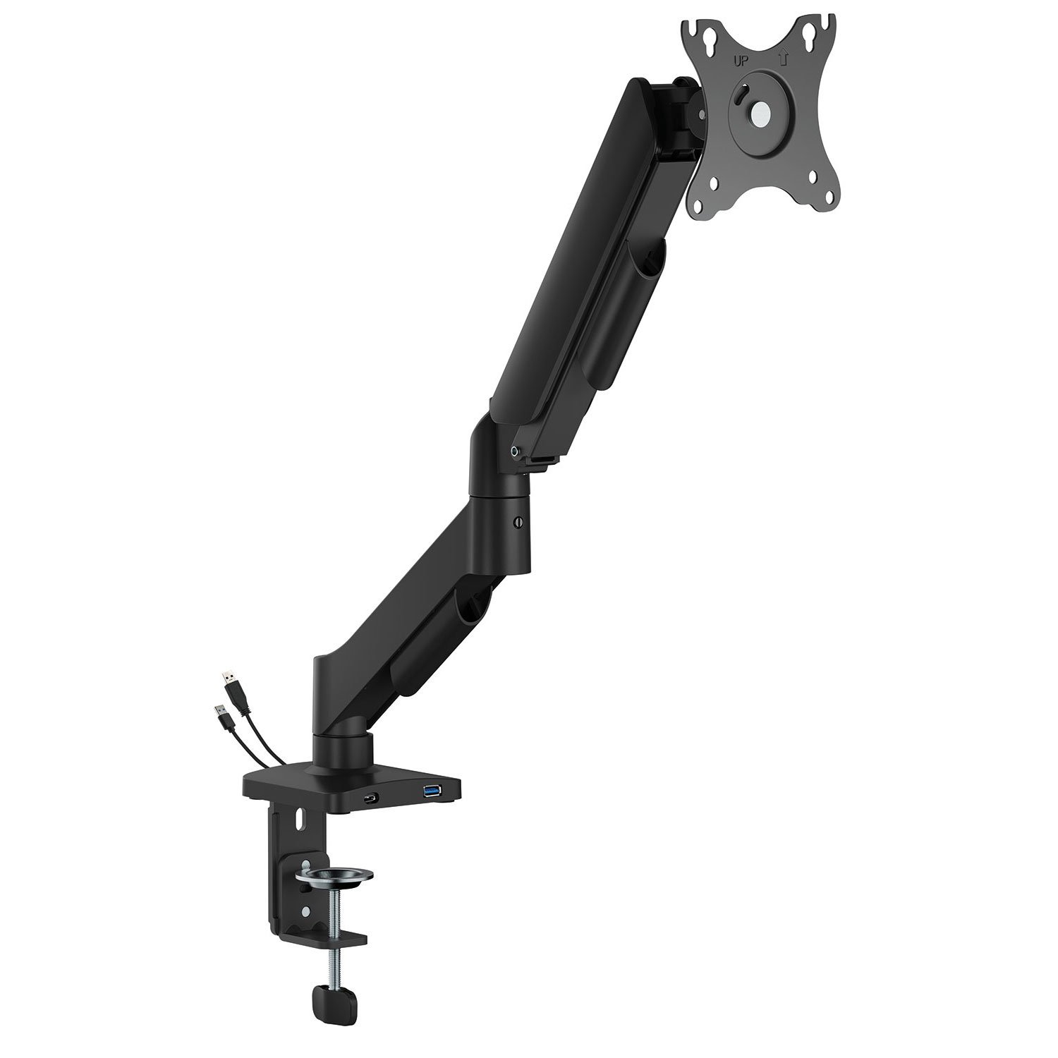 AVLINK TV DESK MOUNT BRACKET SINGLE GAS ARM 17inch – 32inch