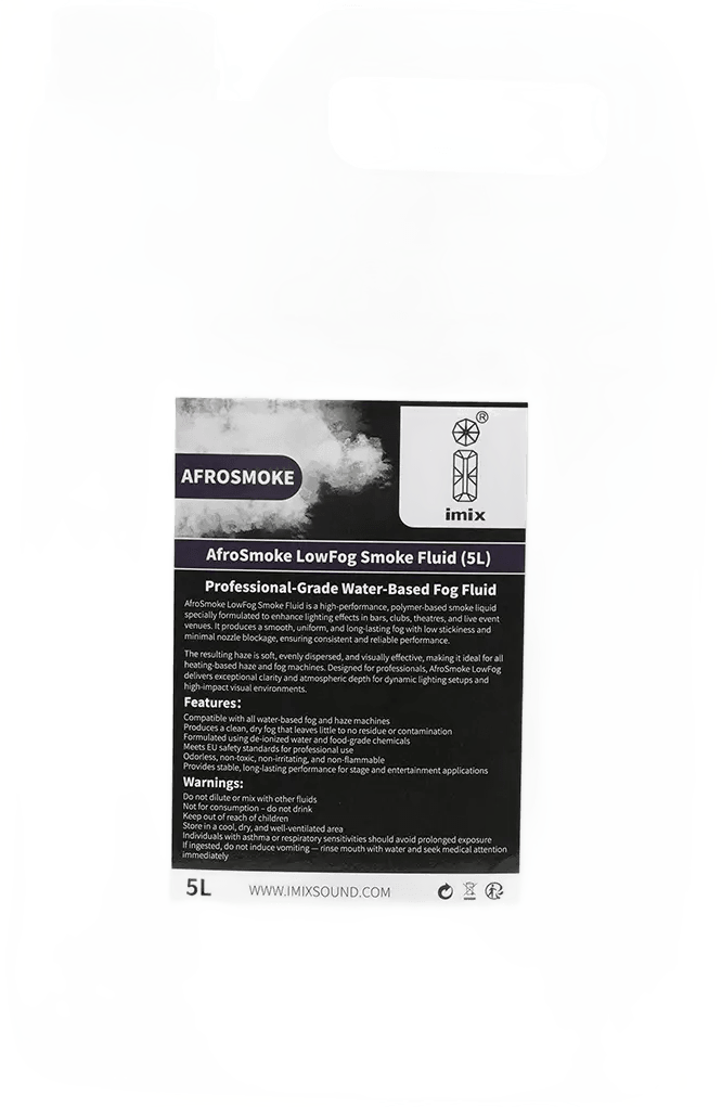 SFAT Afrosmoke Low Fog Smoke Liquid (5L)