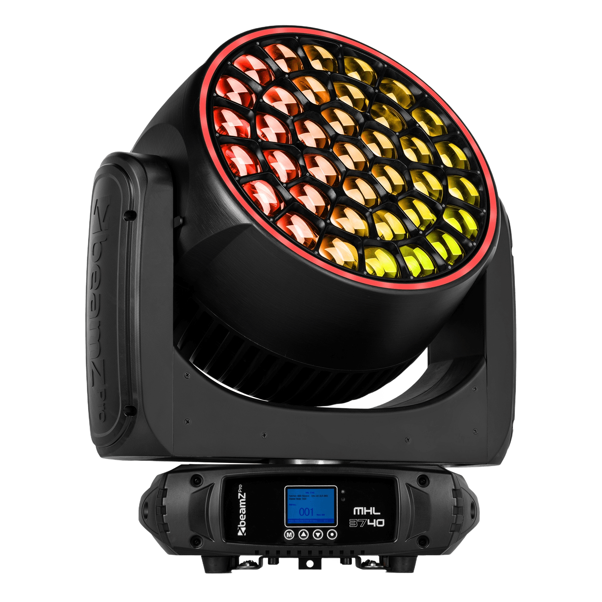BEAMZPRO MHL3740 LED MOVING HEAD WASH ZOOM 37x 40W RGBW