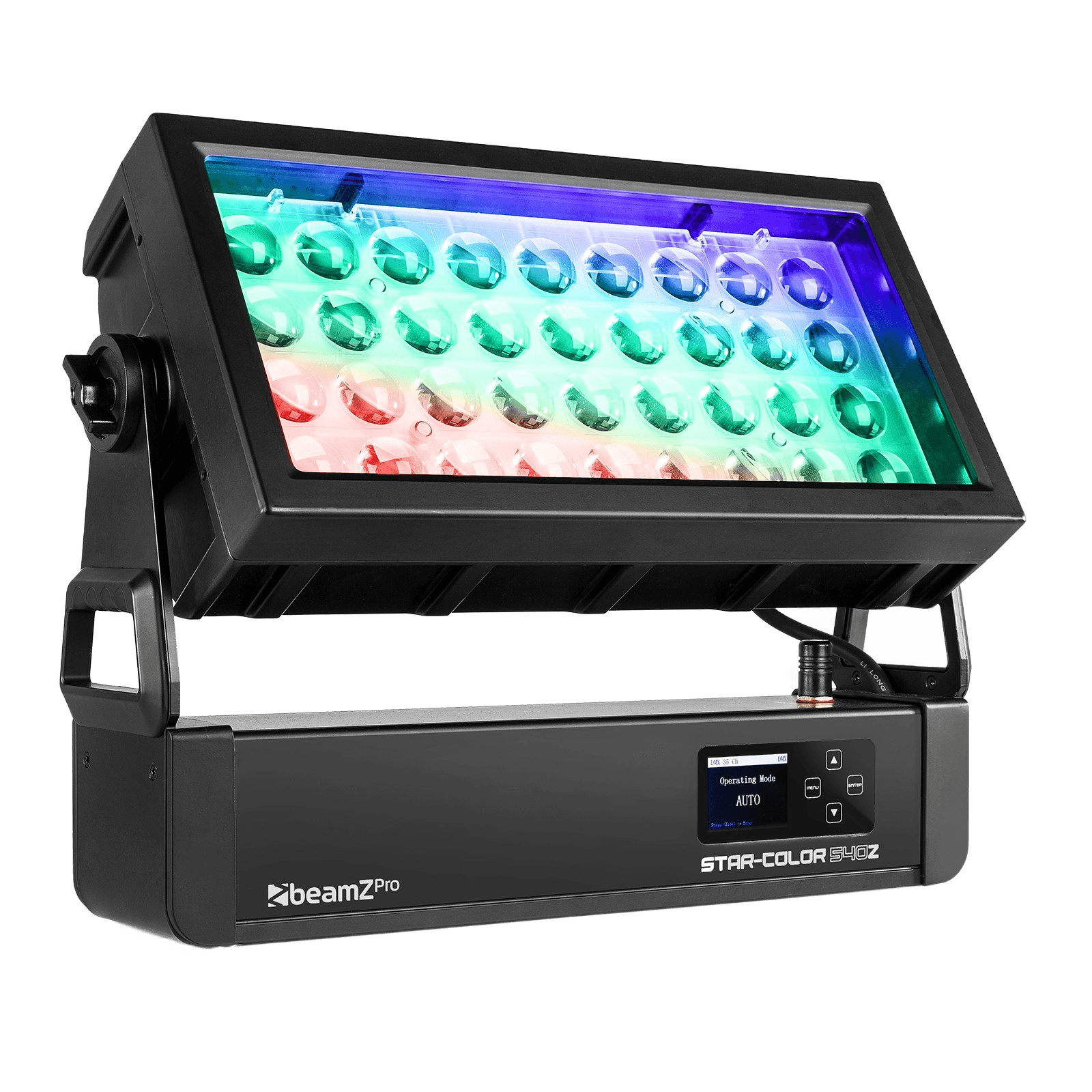 BEAMZPRO STARCOLOR540Z LED FLOOD LIGHT WASH ZOOM IP65 36x 15W RGBW
