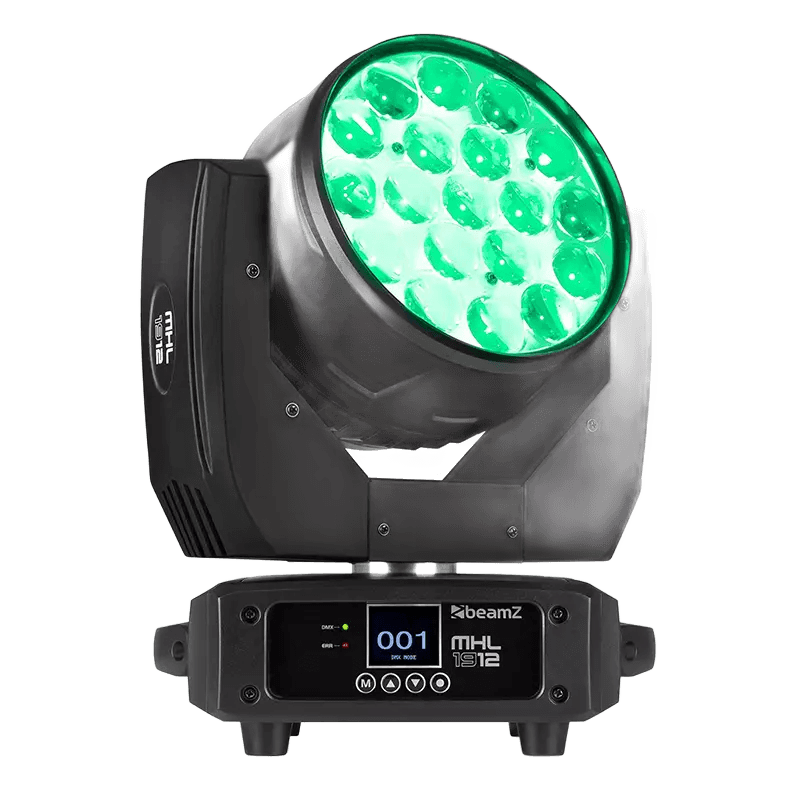 BEAMZ MHL1912 LED MOVING HEAD WASH 19x 12W RGBW