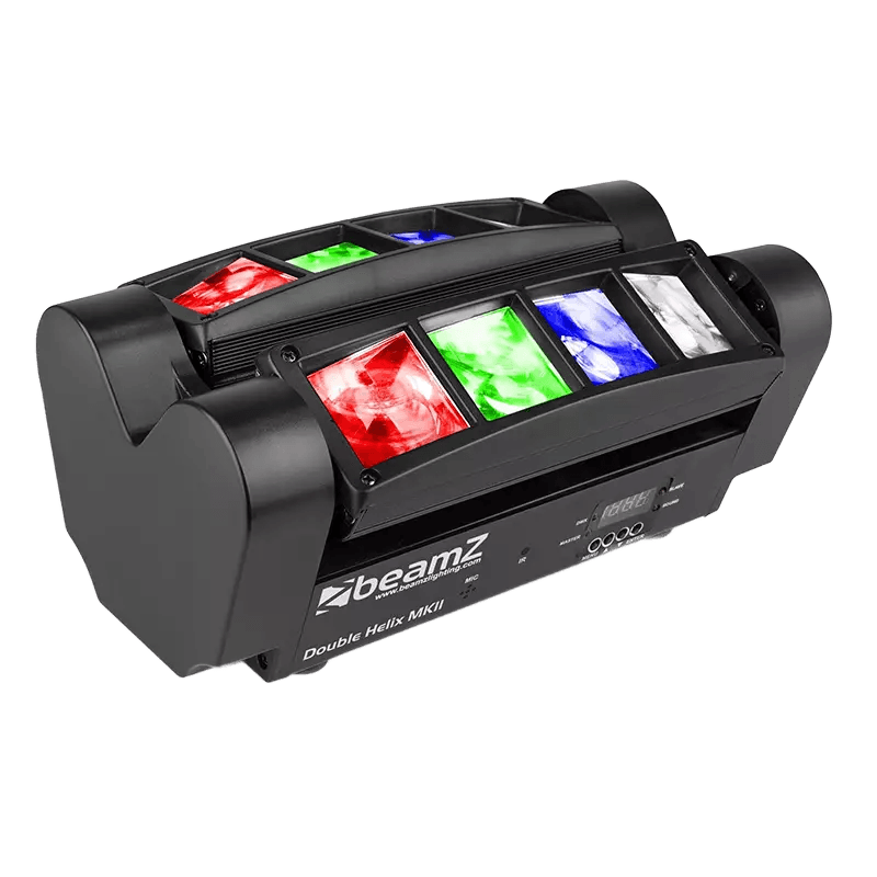 BEAMZ MHL820 LED DOUBLE HELIX 8x 3W RGBW
