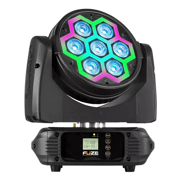 BEAMZ FUZE712 LED MOVING HEAD WASH WITH SMD LED EFFECT 7x 12W RGBW