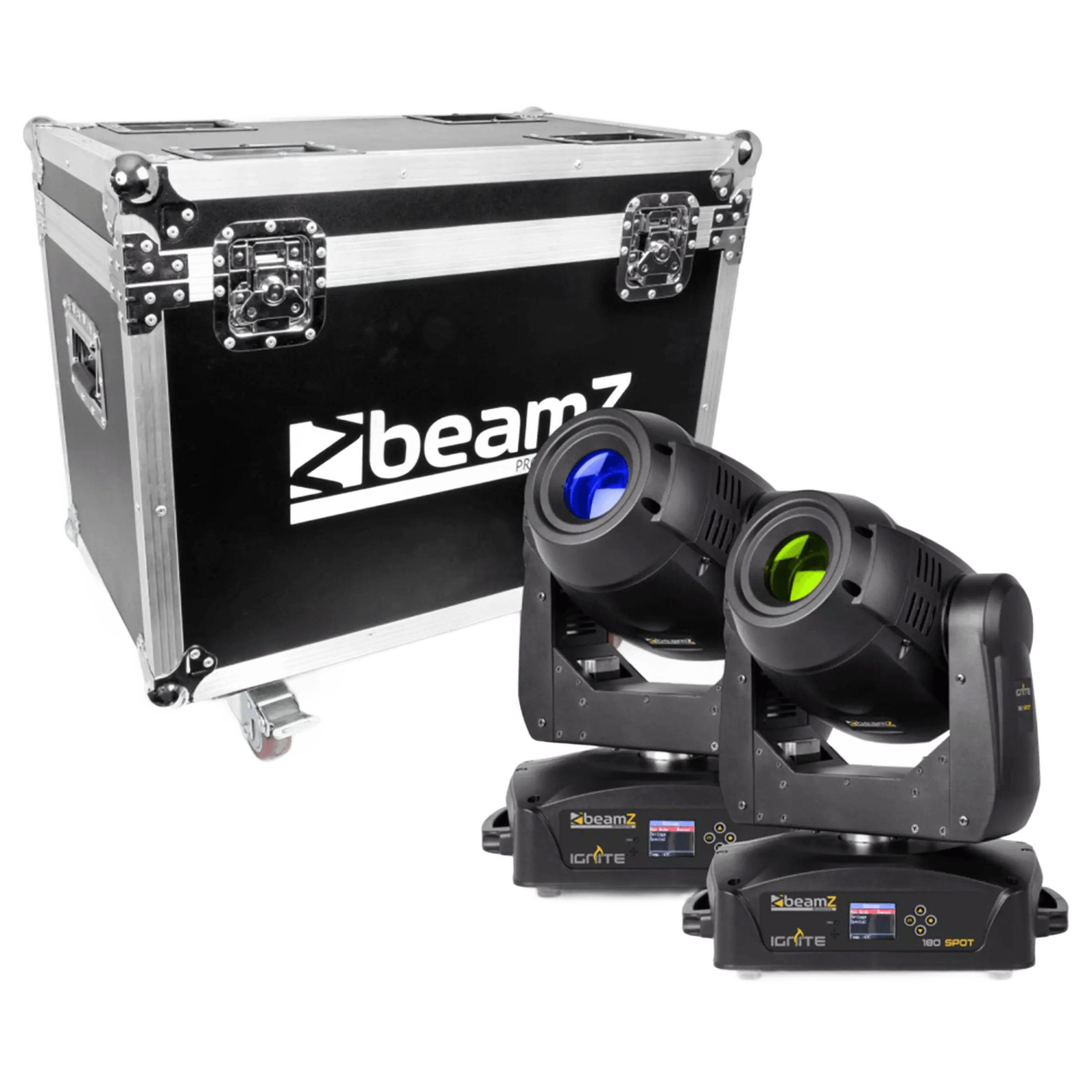 BEAMZPRO IGNITE180S LED MOVING HEAD SPOT 1x 180W [2 IN A FLIGHTCASE]