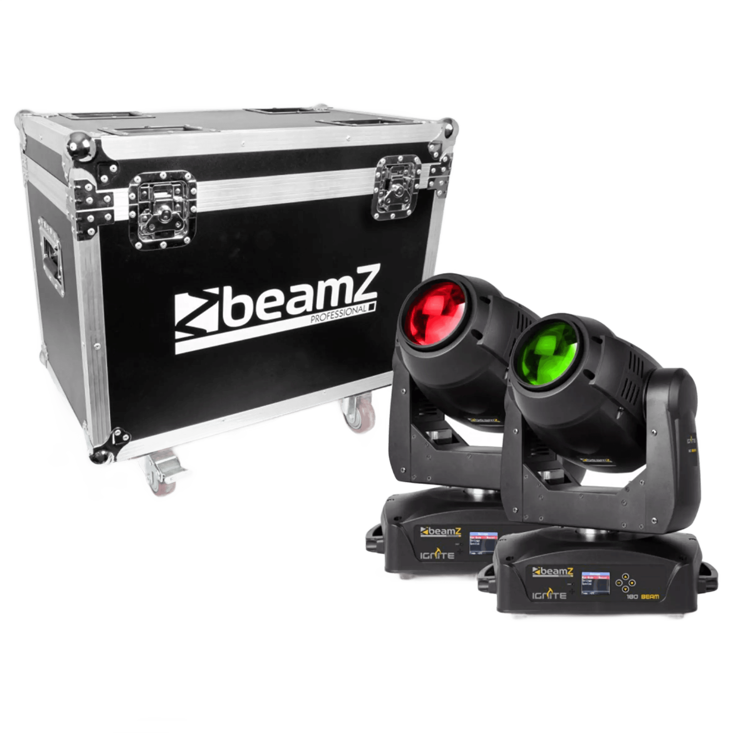 BEAMZPRO IGNITE180B LED MOVING HEAD BEAM 1x 180W [2 IN A FLIGHTCASE]
