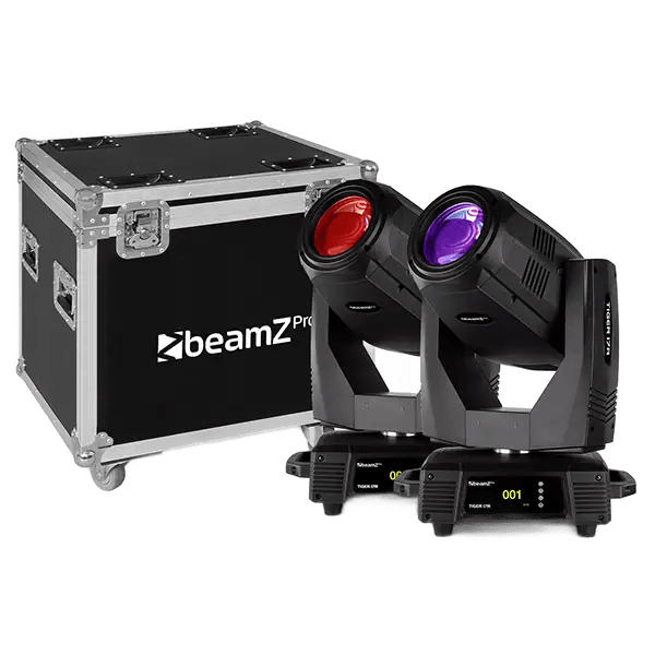 BeamZPro TIGER17R Moving HEAD BEAM-SPOT-WASH 350W [2 IN A Flightcase]