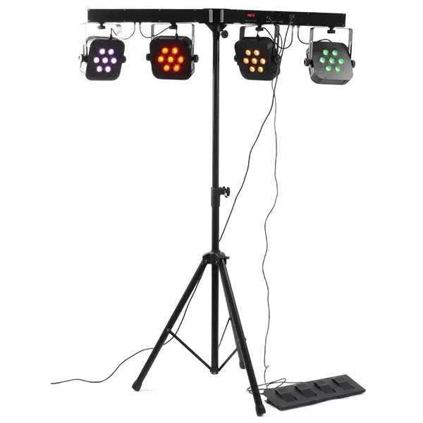 BEAMZ LED PARBAR 4-WAY KIT 28x 10W RGBW
