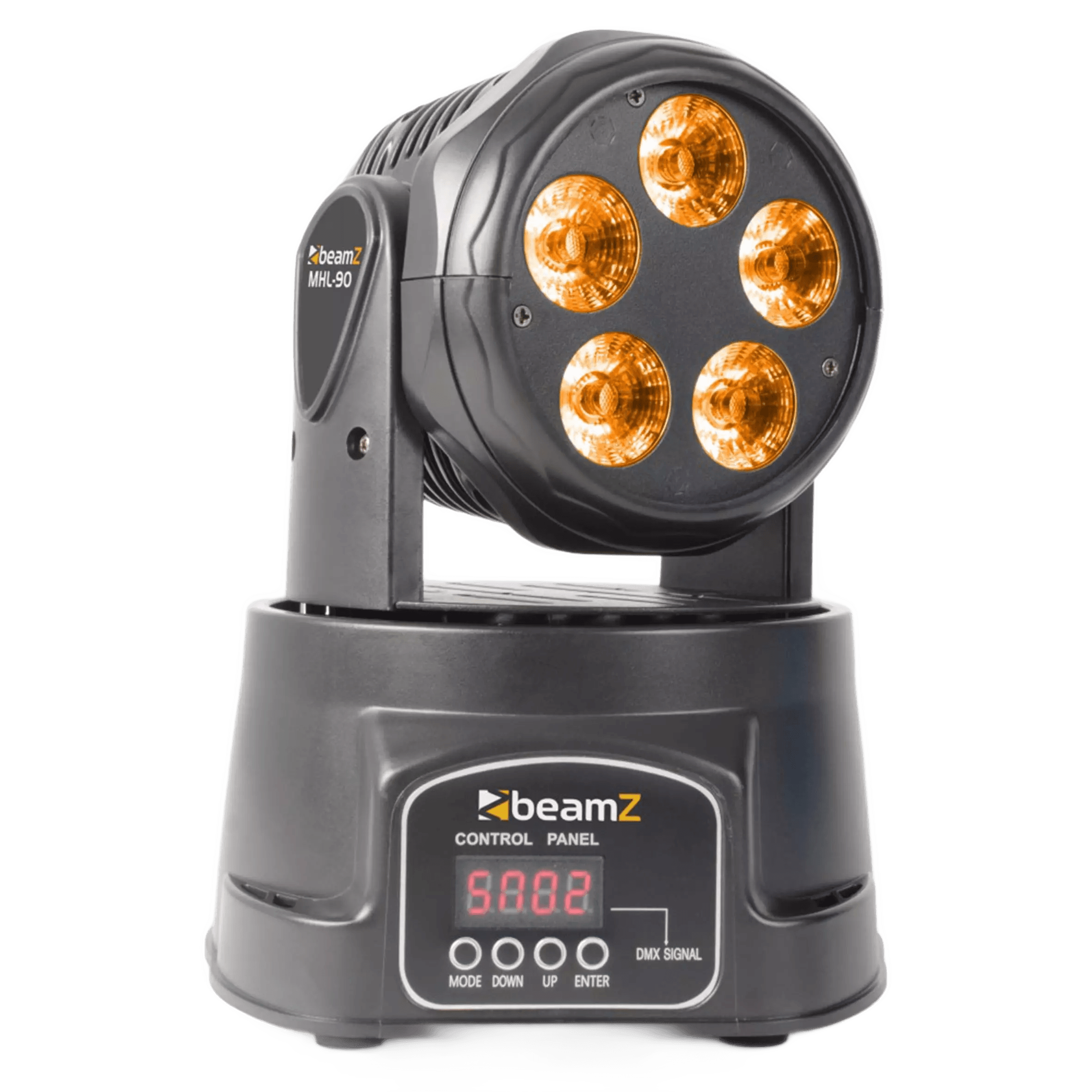 BEAMZ MHL90 LED MOVING HEAD WASH 5x 18W RGBAWUV
