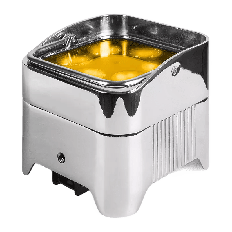BEAMZ BBP96SC LED BATTERY UPLIGHT PAR 6x 12W RGBWAUV CHROME