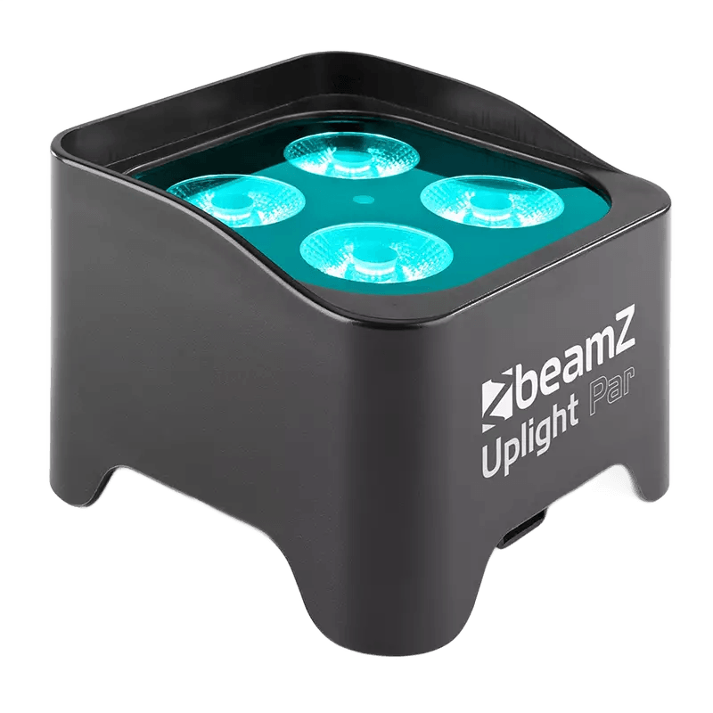 BeamZ BBP90 LED Battery Uplight PAR IP20 4X 4W Rgbuv