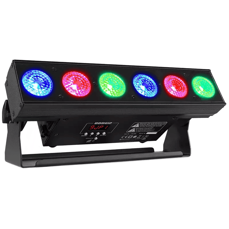 BeamZ BBB612 LED Battery BAR IP20 6X 12W Rgbawuv