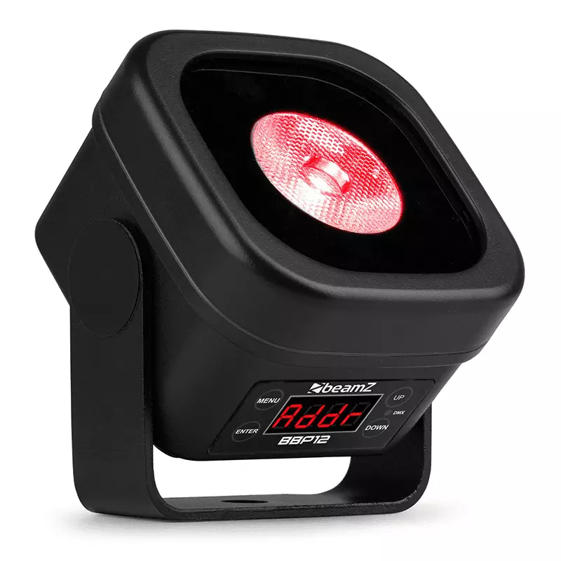 BeamZ BBP12 LED Battery Uplight PAR IP65 1X 12W Rgbal