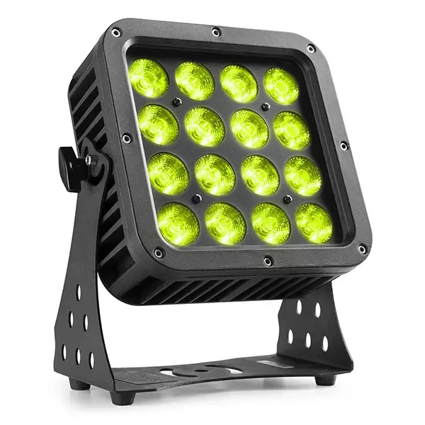 BeamZPro STARCOLOR128 LED Flood Light IP65 16X 8W RGBW