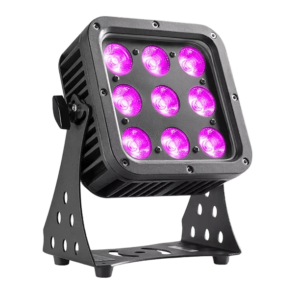 BeamZPro STARCOLOR72 LED Flood Light IP65 9X 8W RGBW