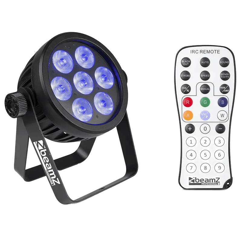 BEAMZPRO BAC500 LED PAR IP20 7x 14W RGBACWWWUV