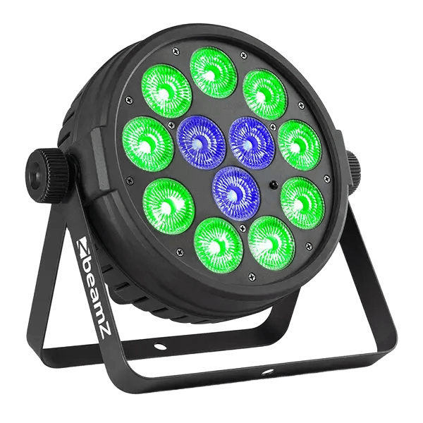BEAMZ BT400 LED FLAT PAR IP20 12x 10W RGBW