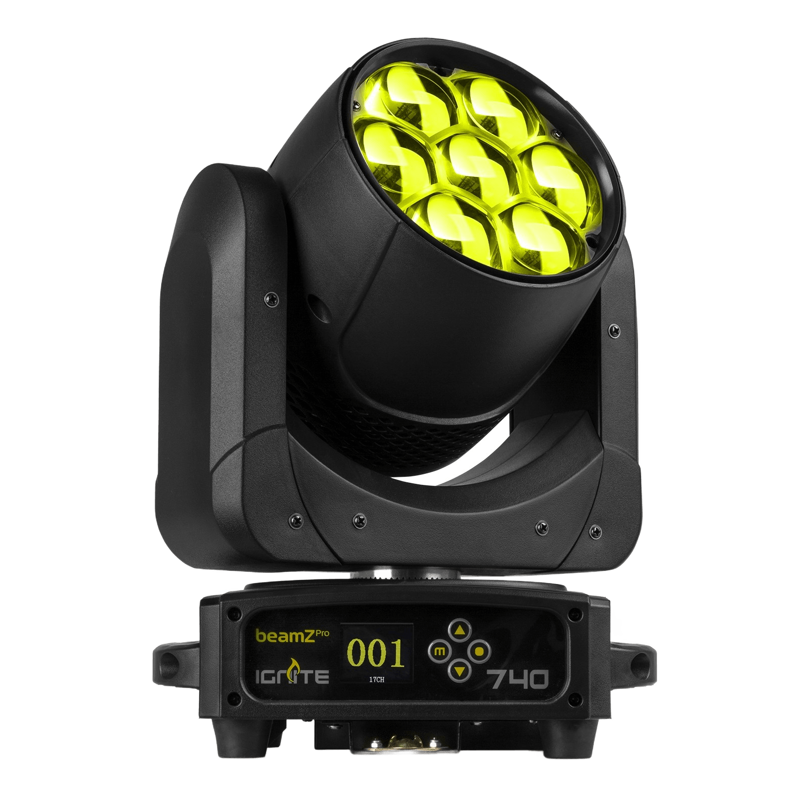 BeamZPro IGNITE740 LED Moving HEAD WASH ZOOM 7X 40W RGBW