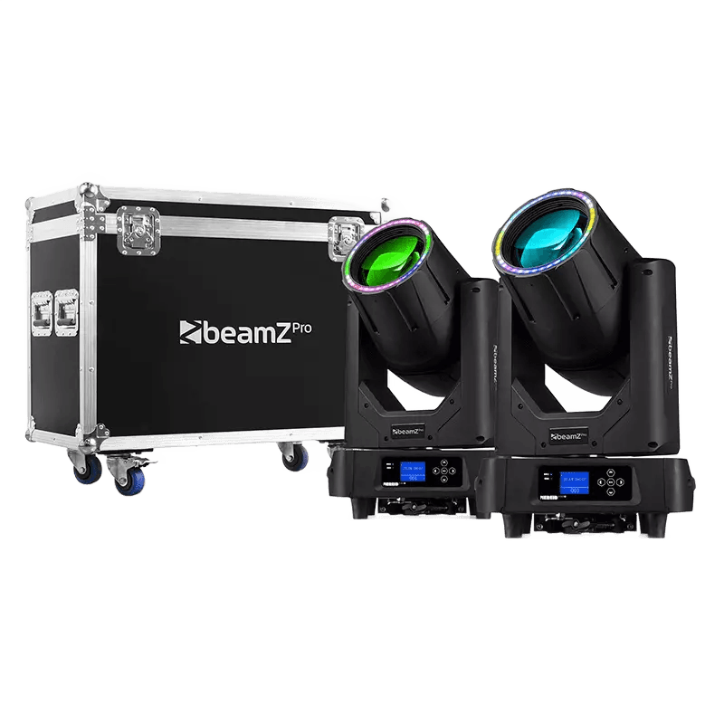 BEAMZPRO NEREID380B LED MOVING HEAD BEAM IP65 1x 380W [2 PIECES IN A FLIGHTCASE]