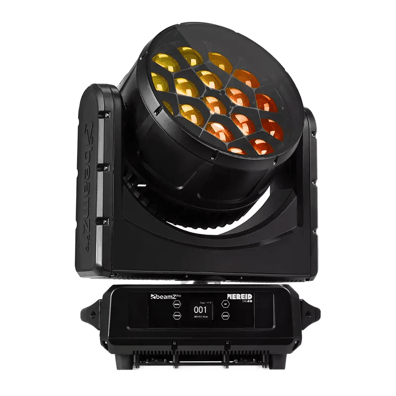 BEAMZPRO NEREID1940 LED MOVING HEAD BEE EYE ZOOM IP65 19x 40W RGBW