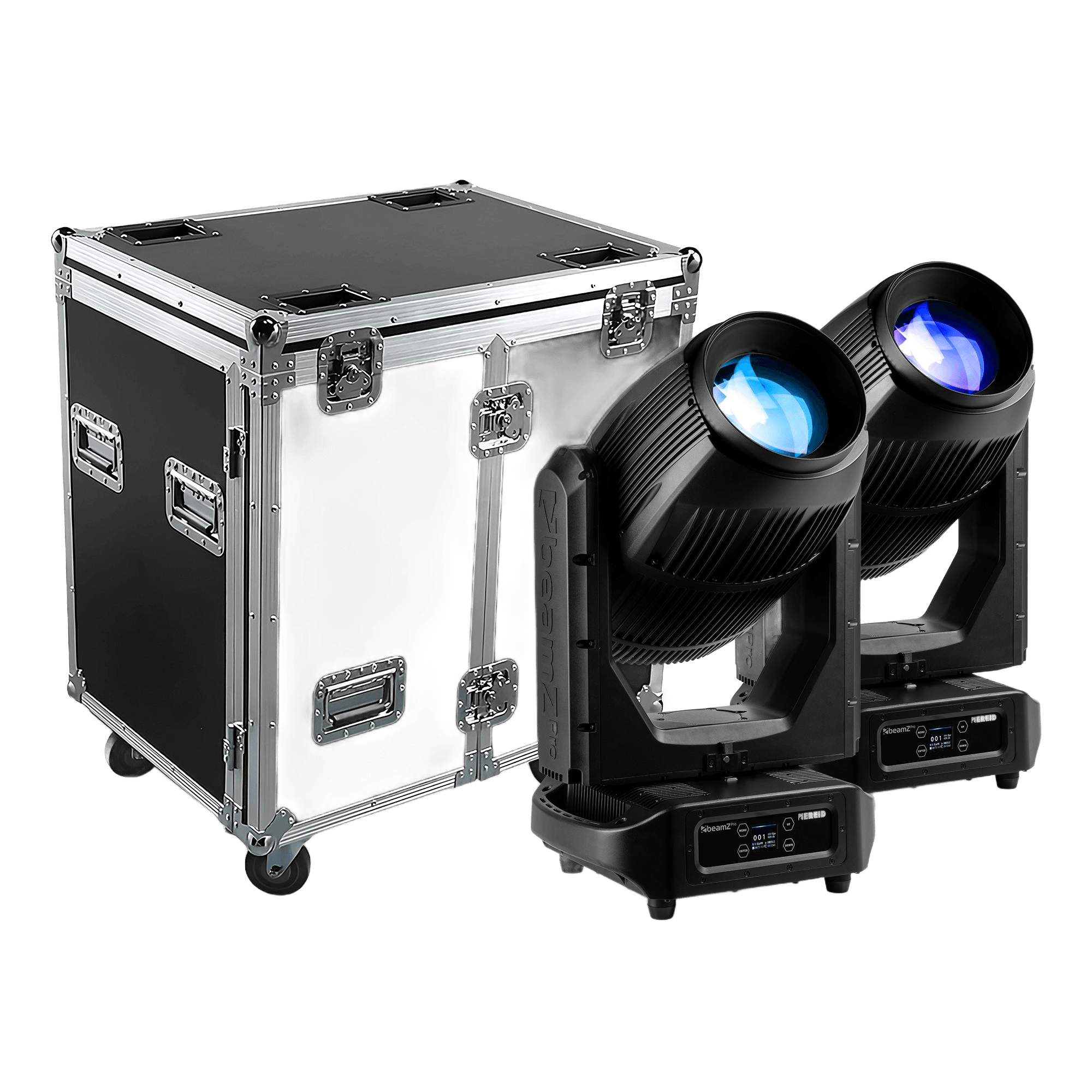BEAMZPRO NEREID700 LED MOVING HEAD OUTDOOR FRAMING ZOOM IP65 1x 750W [2 PIECES IN FLIGHTCASE]