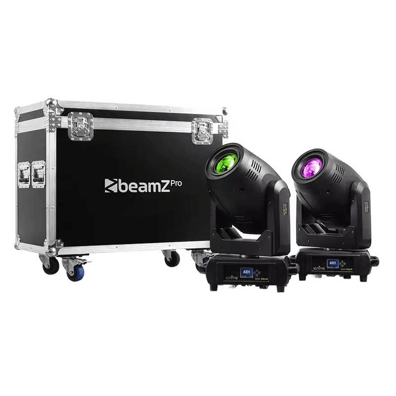 BeamZPro IGNITE300A LED Moving HEAD BEAM-SPOT-WASH 1X 300W WITH Animation [2 IN A Flightcase]