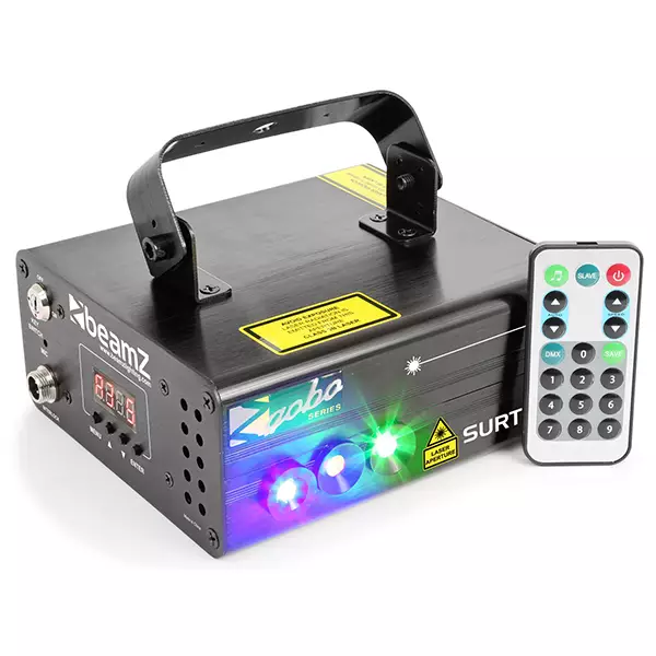 BeamZ Surtur II Laser Double RG GOBO BLUE LED 3W