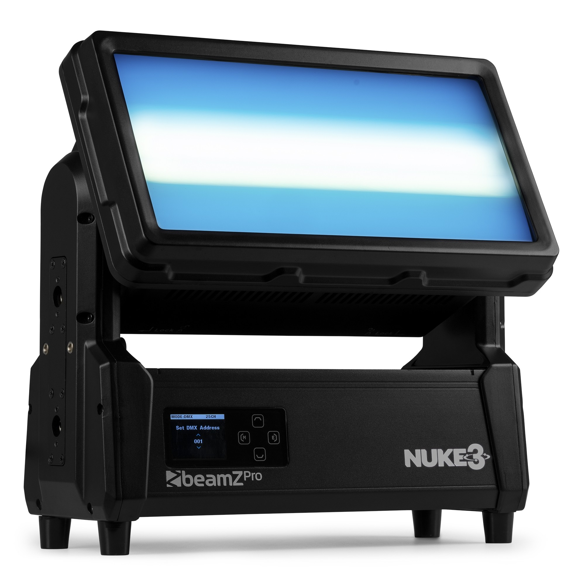 BeamZPro NUKE3 LED Motorised TWIN Strobe/wash 864X 10W Rgbcw IP65