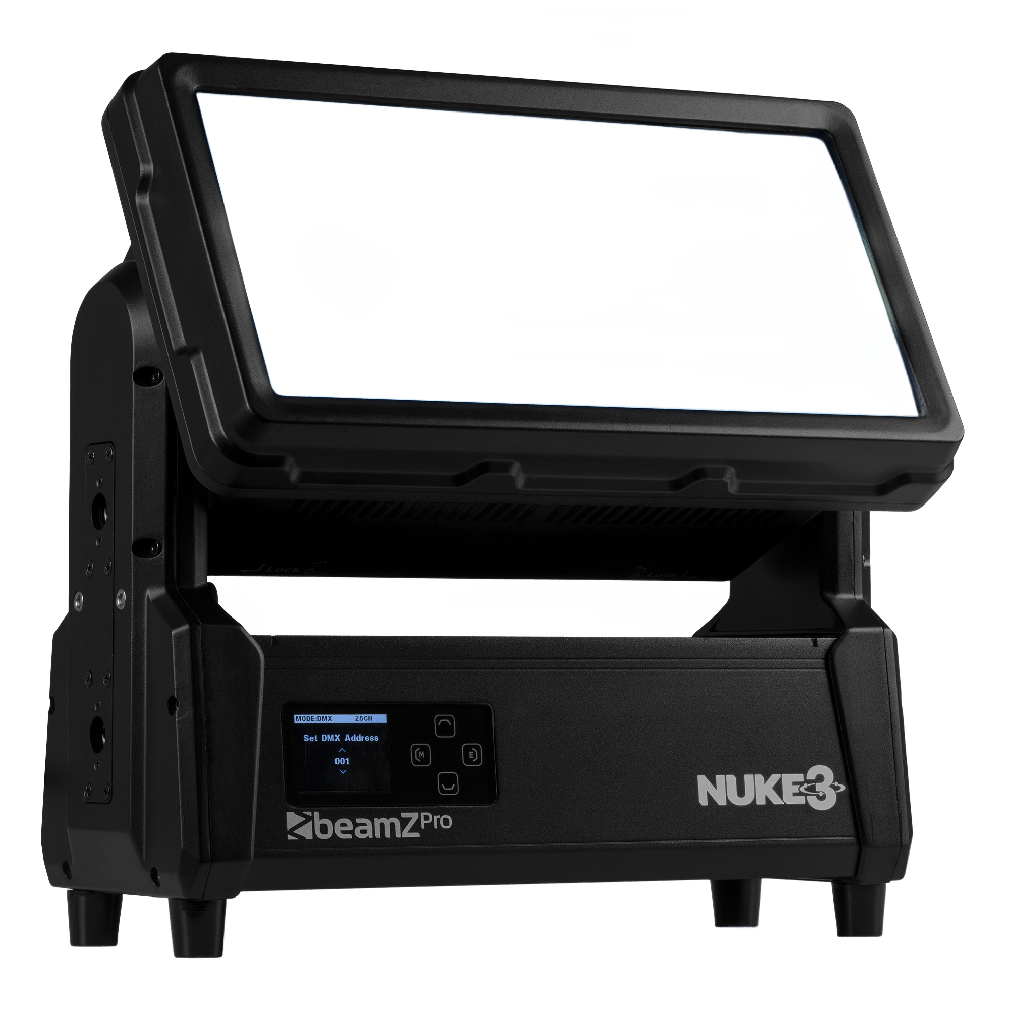 BEAMZPRO NUKE3 LED MOTORISED TWIN STROBE/WASH IP65 864x 10W RGBCW