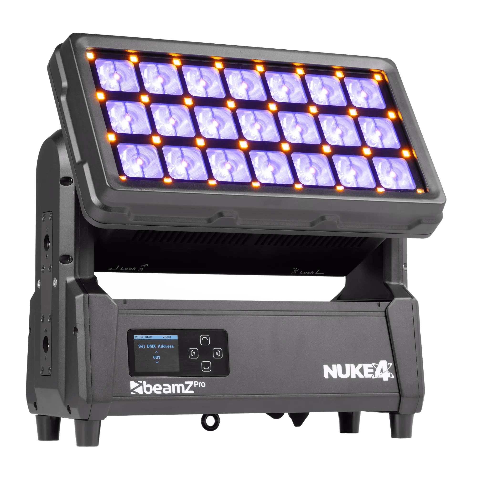 BeamZPro NUKE4 LED Motorized BEAM 21X 40W RGBA IP65