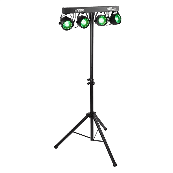 BEAMZ PARTYBAR11 SET 4 X COB PAR 4x 20W RGB