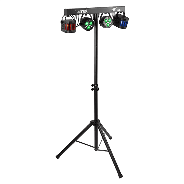 BEAMZ PARTYBAR12 SET 2x PAR and 2 x DERBY RGBW