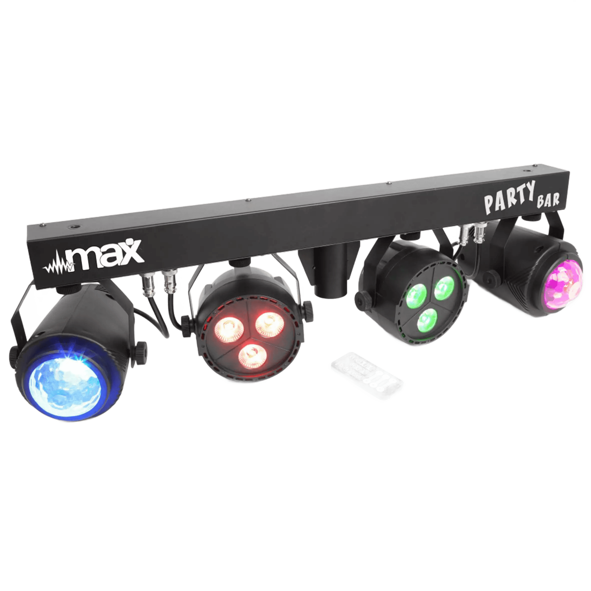 BEAMZ PARTYBAR1 2x LED PAR AND 2x JELLY MOON 14x 3W RGBW