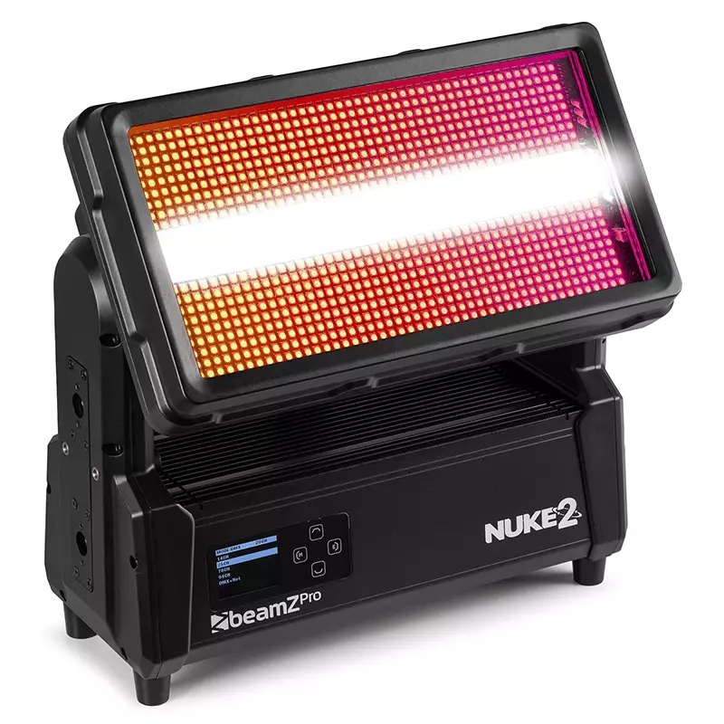 BeamZPro NUKE2 LED Combi IP65 96X 10W Strobe 864X 0.5W WASH Rgbcw