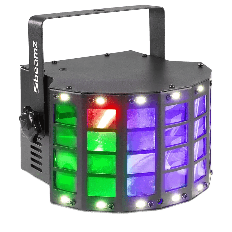 BEAMZ DERBYSTROBE LED 4x 3W RGBW