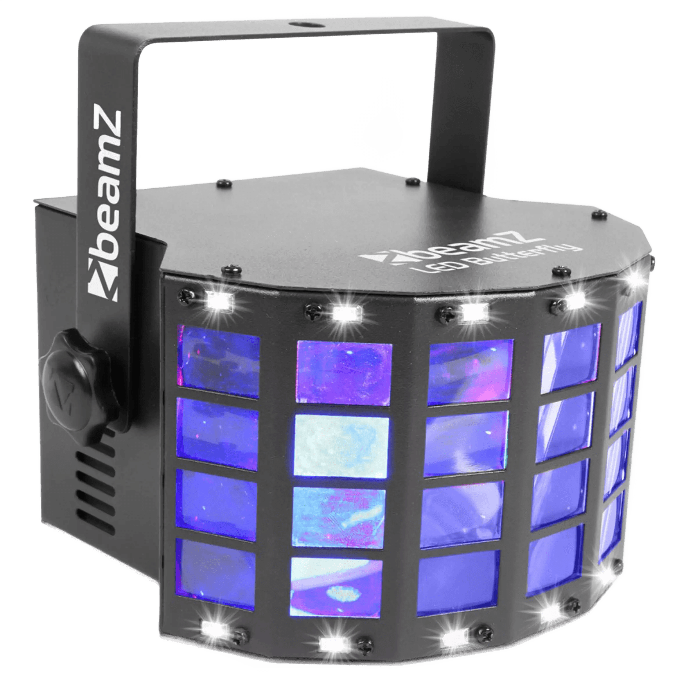 BEAMZ LED BUTTERFLY WITH STROBE 3x 3W RGBW