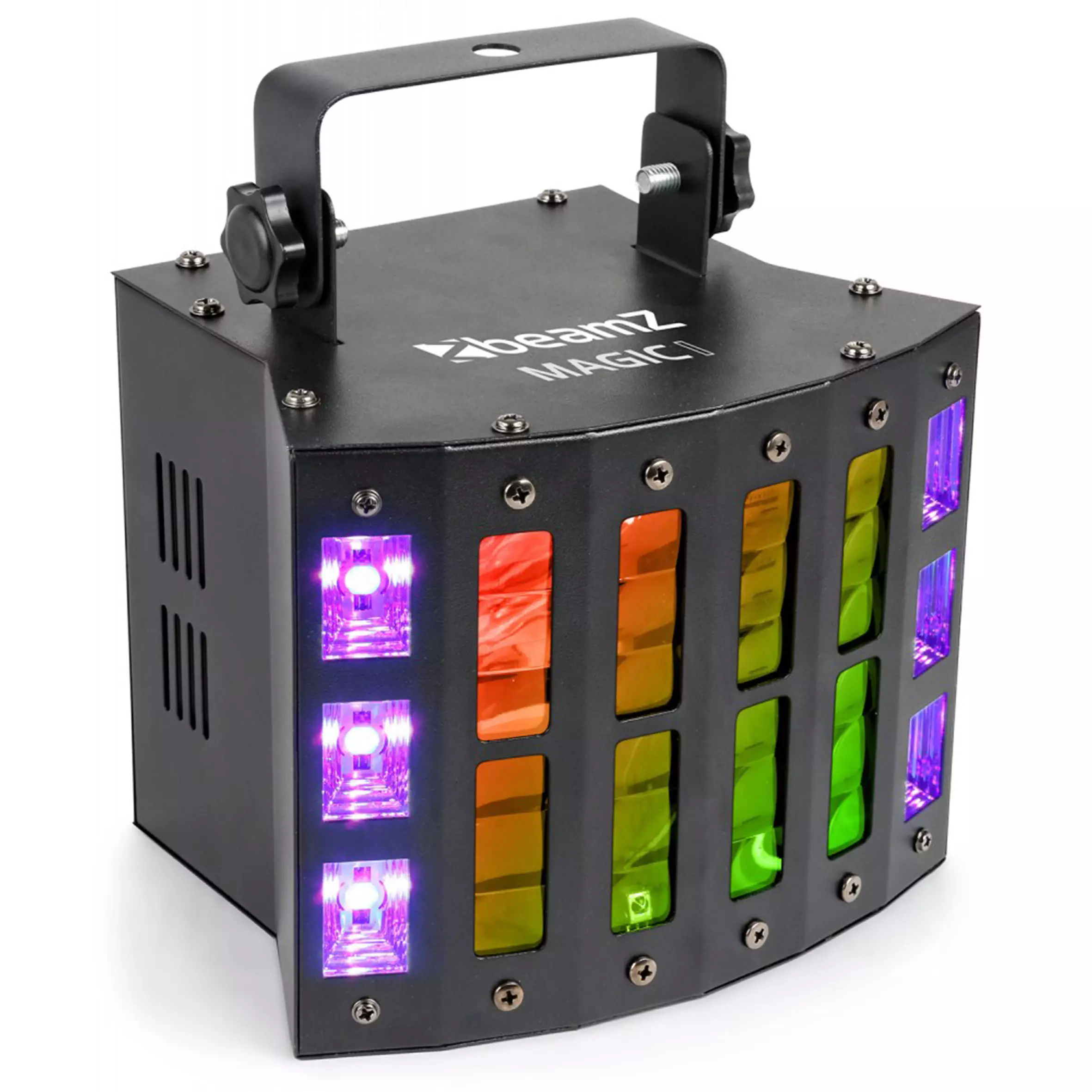 BEAMZ MAGIC1 DERBY WITH STROBE 9x 3W RGBAWUV