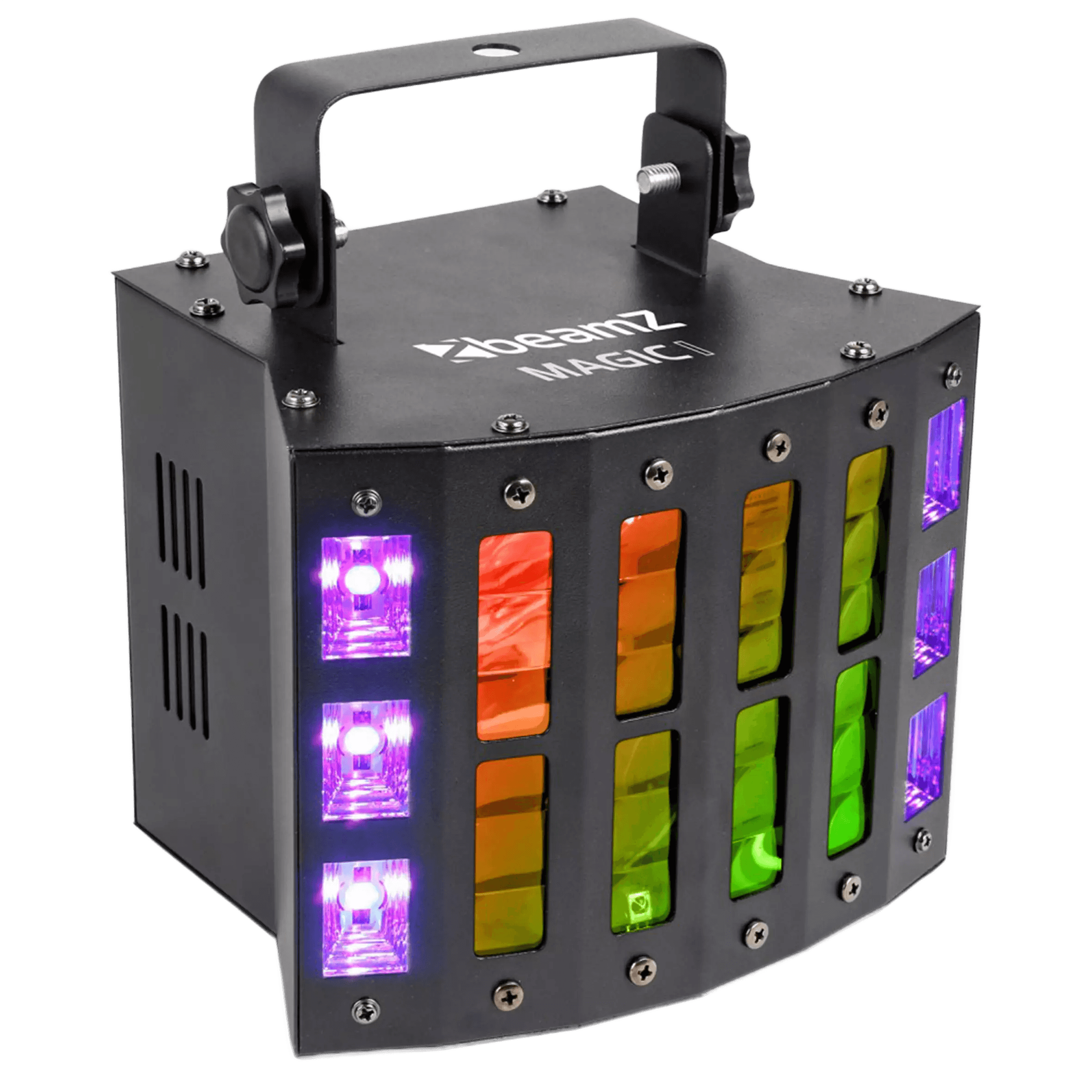 BEAMZ MAGIC1 DERBY WITH STROBE 9x 3W RGBAWUV