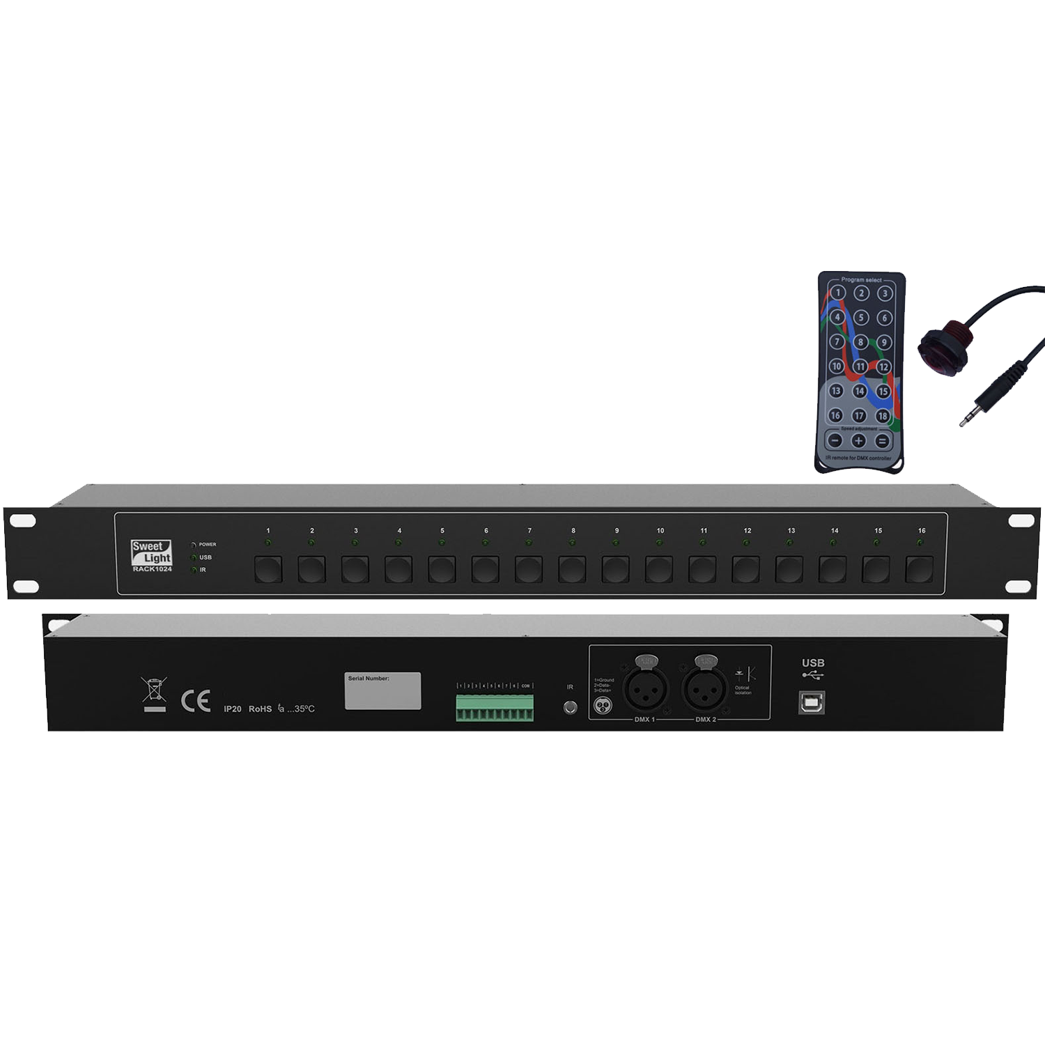 Sweetlight RACK1024 USB TO DMX Interface 1024 Channel