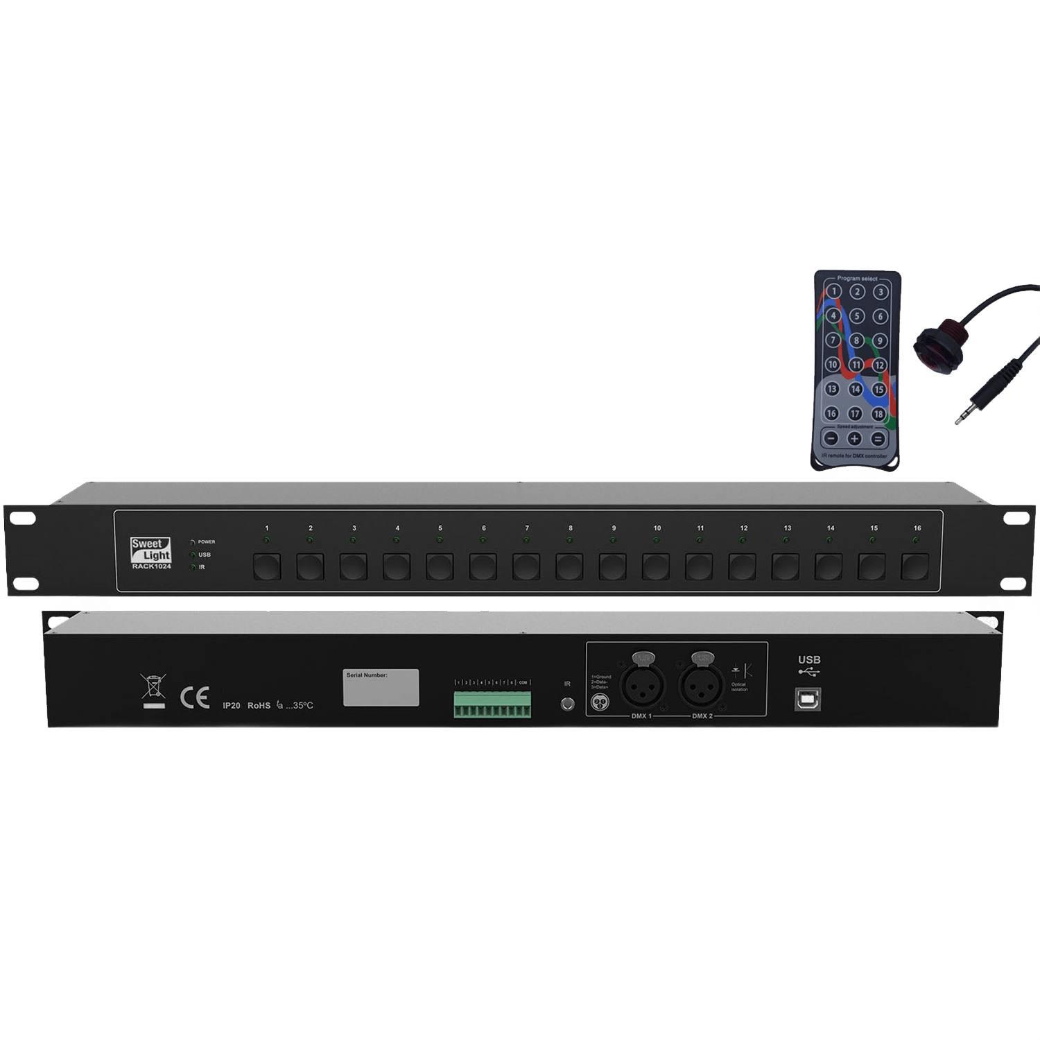Sweetlight RACK1024 USB TO DMX Interface 1024 Channel