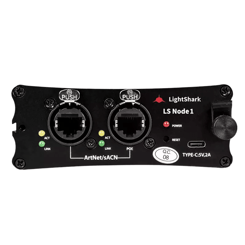 Lightshark LSNODE2 DMX512 XLR5 2X Input/output NODE