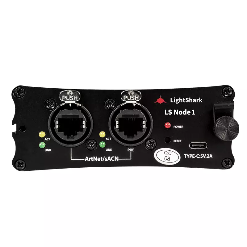 Lightshark LSNODE2 DMX512 XLR5 2X Input/output NODE