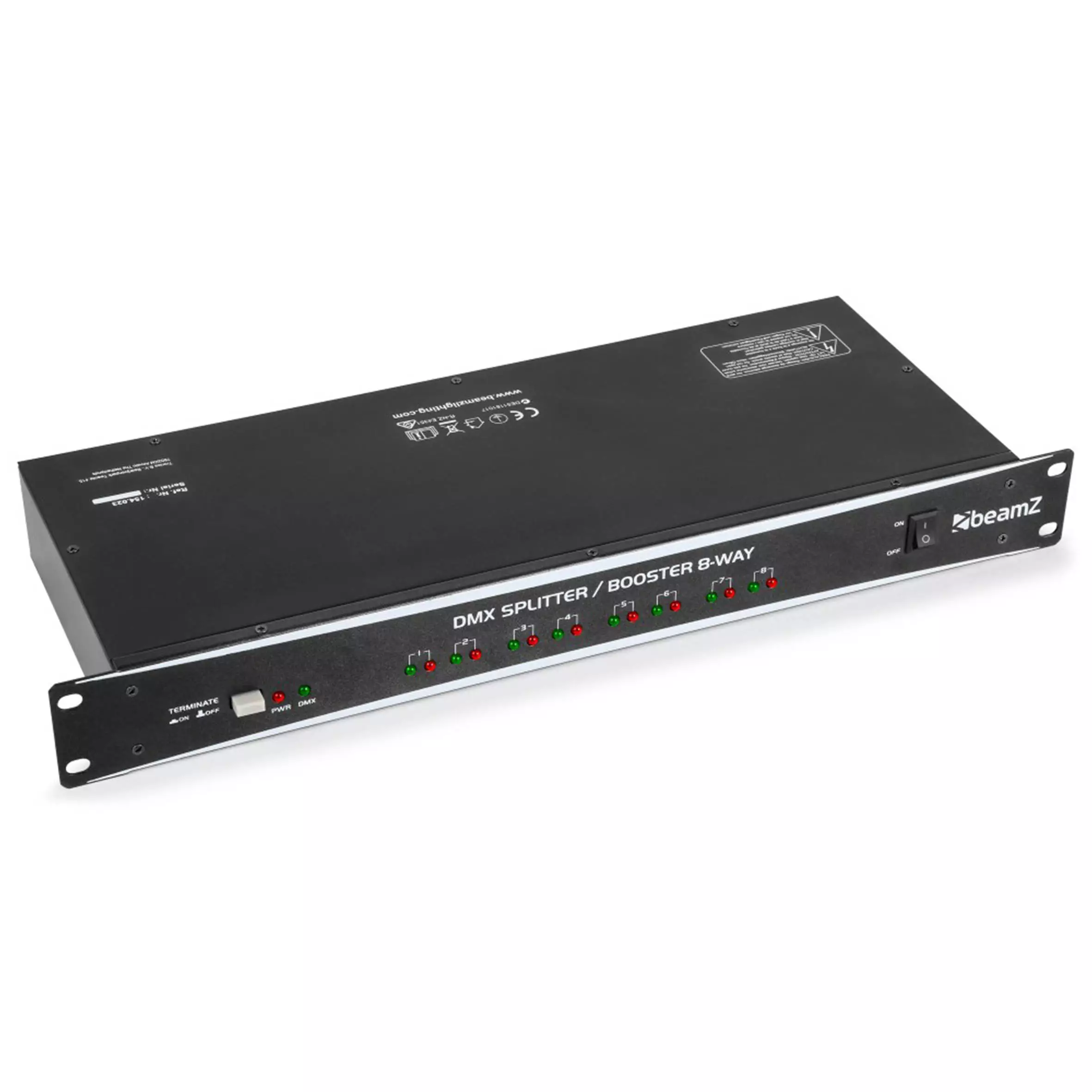 BeamZ DMX8 DMX Booster/distributor 8 WAY